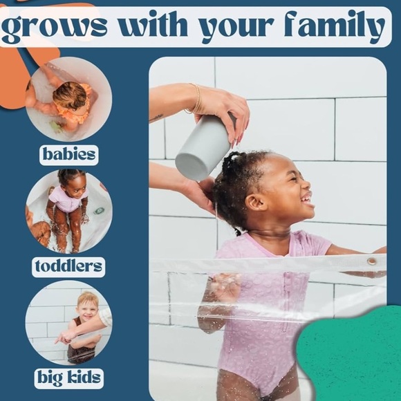 SplashZen® Bathtub Splash Guard | As Seen on Shark Tank |for Bathing Kids & Pets - Picture 8 of 10